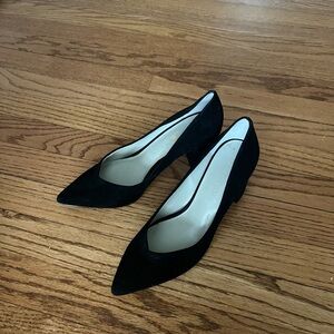 1. State Black Pointed Toe Heels